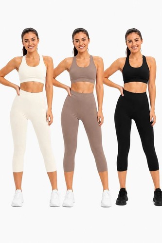 Ladies plain capri - plain, 3/4
