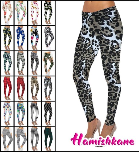 Womens gym leggings - gym, printed