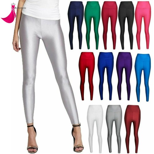 Women shiny leggings wet look - women,