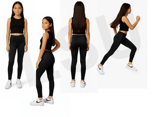 Kids girls lycra leggings - kids,