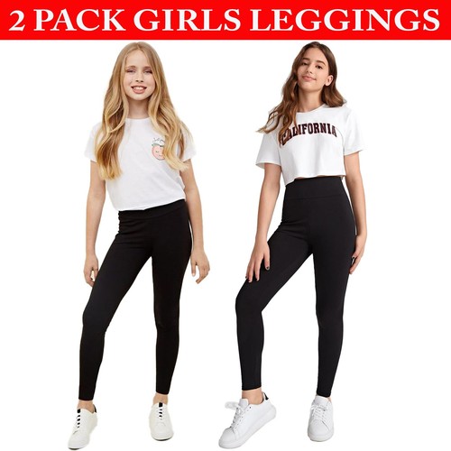 Girls leggings black pack - girls,
