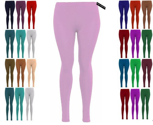 Ladies plain leggings new - ladies,