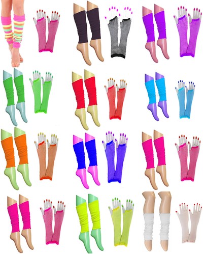 Leg warmers fishnet - fishnet, gloves